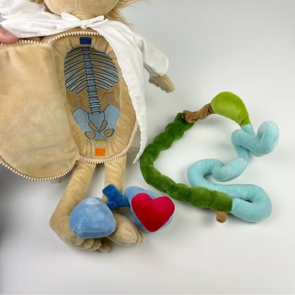 Sigikid Doll Rosi The Little Patient Plush Anatomy Doll Educational Zipper   Pre